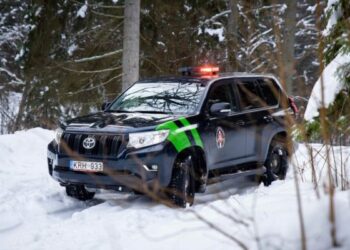 pasieniečių automobilis