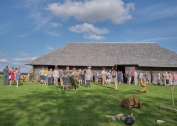 Kleboniškių kaimo buities muziejaus klojimas