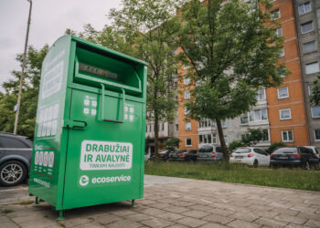 Klaipėdoje – dukart daugiau tekstilės konteinerių