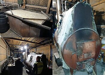 Pareigūnai likvidavo vieną iš didžiausių naminės degtinės bravorų Klaipėdos rajone