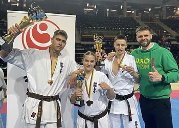 Net trys kuršėniškiai gins Lietuvos garbę Europos kiokušin karatė čempionate