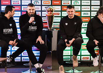 Prieš kovą Citadele KMT finale G. Vovoras tikėjosi ramybės, A. Trinchieri varžovus vadino geriausia komanda