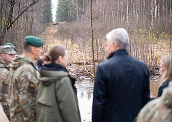 Prezidentas lankosi Generolo Silvestro Žukausko poligone