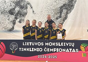 Plungės tinklininkės sėkmingai pasirodė Lietuvos salės tinklinio čempionatuose