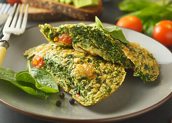 Blynai su špinatais