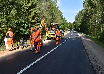 Darbai kelyje Pauošniai–Plateliai – jau į pabaigą