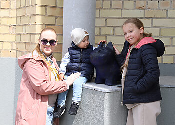 Mažeikiuose – trečioji katino skulptūra