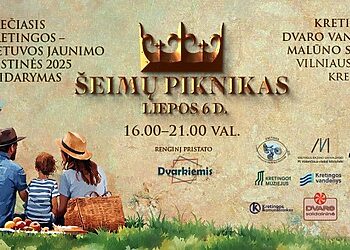 Liepos 6-ąją Kretingoje – didžiulis piknikas jaunoms šeimoms