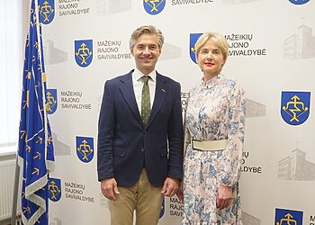 Užsienio reikalų ministras Kęstutis Budrys Mažeikiuose