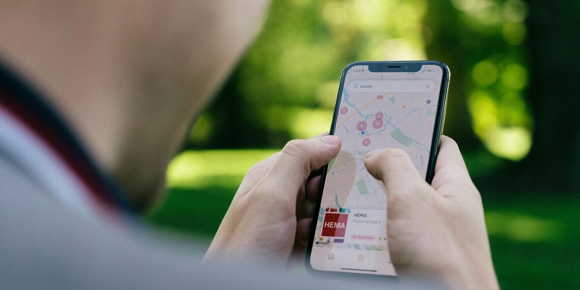 Google Maps programėlė_Bitė Lietuva nuotr.