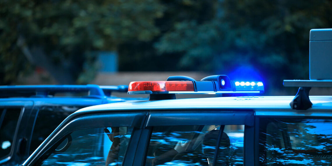 Policijos mašinos miške