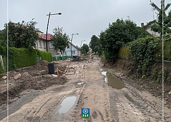 Kražių miestelyje atnaujinama viešoji infrastruktūra