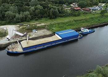 Pasiektas rekordinis lietuviškų grūdų krovinys Nemune – 1250 tonų