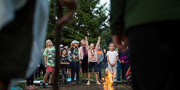 Skautus ir ne skautus subūrė keturios stichijos