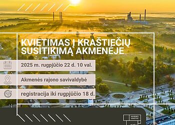 Kvietimas į kraštiečių susitikimą Akmenėje