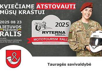 Kviečiame atstovauti Tauragės kraštui motociklininkų ralyje „Ryterna Modul Mototourism Rally“