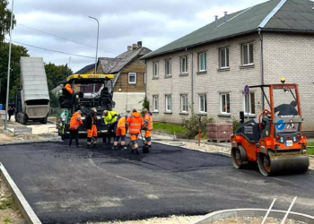 Tvarkoma Jurbarko miesto K. Donelaičio gatvė