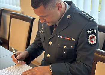 Naujos galimybės būsimiems pareigūnams Kelmėje