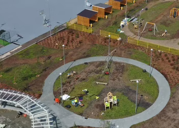 Sporto ir laisvalaikio erdvės prie Sendvario „Saulės“ mokyklos – ir bendruomenės poreikiams