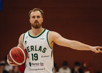 Čempionus „Telšius“ parklupdė „Perlas Go“ kapitono M. Žukausko trigubas dublis