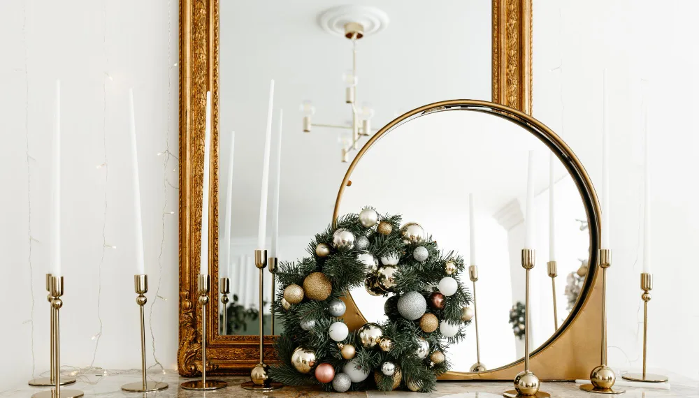 Puošimas veidrodžiais / nuotr. Freepik