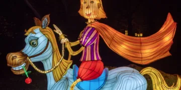 Kakės Makės šviesų parkas Klaipėdos Danės skvere