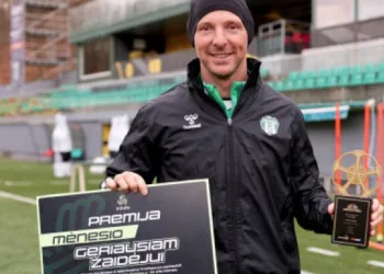 L. Antalis – antrą mėnesį iš eilės geriausias žaidėjas