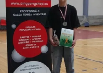 Akmenės kraštui parvežtas sidabro medalis iš Jelgavos