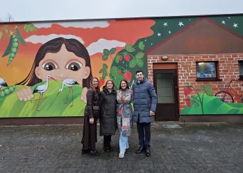 Šilalėje unikalus meninis kūrinys – freska „Vaikystės skoniai“