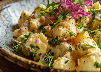 Traiškytų bulvių ir agurkų salotos užkariauja žmonių stalus