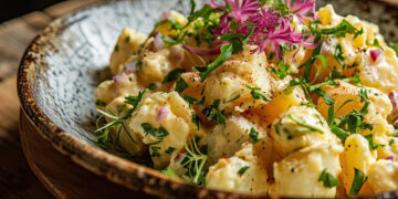 Traiškytų bulvių ir agurkų salotos užkariauja žmonių stalus