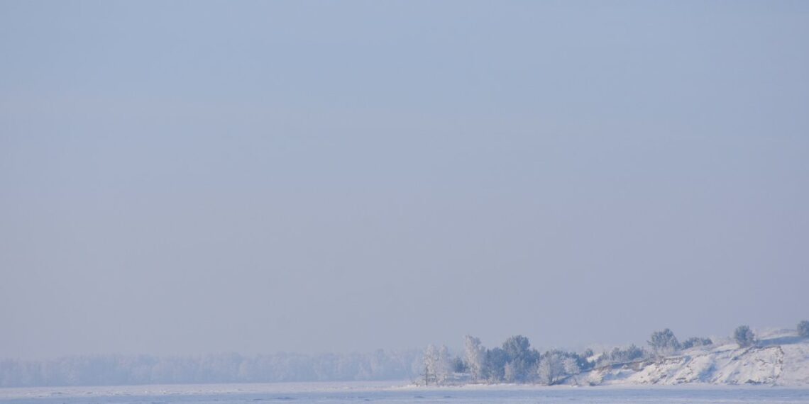 Užšalę Kuršių marios/Neringos sav.nuotr.