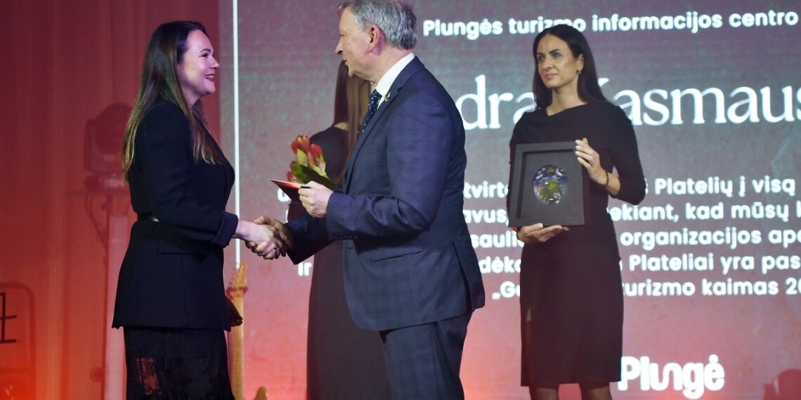 Apdovanojama Sandra Kasmauskienė/Nuotr.Sauliaus Narkaus