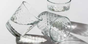 Krištolinės stiklinės