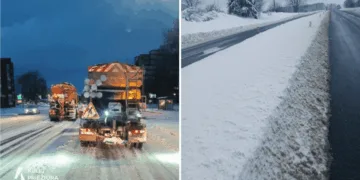 Kelininkai dirba paromis, eismo sąlygos sudėtingiausios Vakarų regione: Kretingoje, Vėžaičiuose, Plungėje, Klaipėdoje, Palangoje