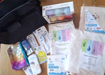 Joniškio rajono savivaldybės naujagimiams dovanojami kūdikio kraiteliai