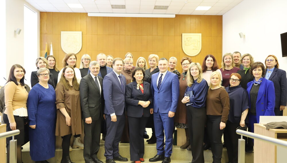 Susitikimas su LR socialinės apsaugos ir darbo ministre Jūrate Zailskiene/Raseinių raj.sav.nuotr.