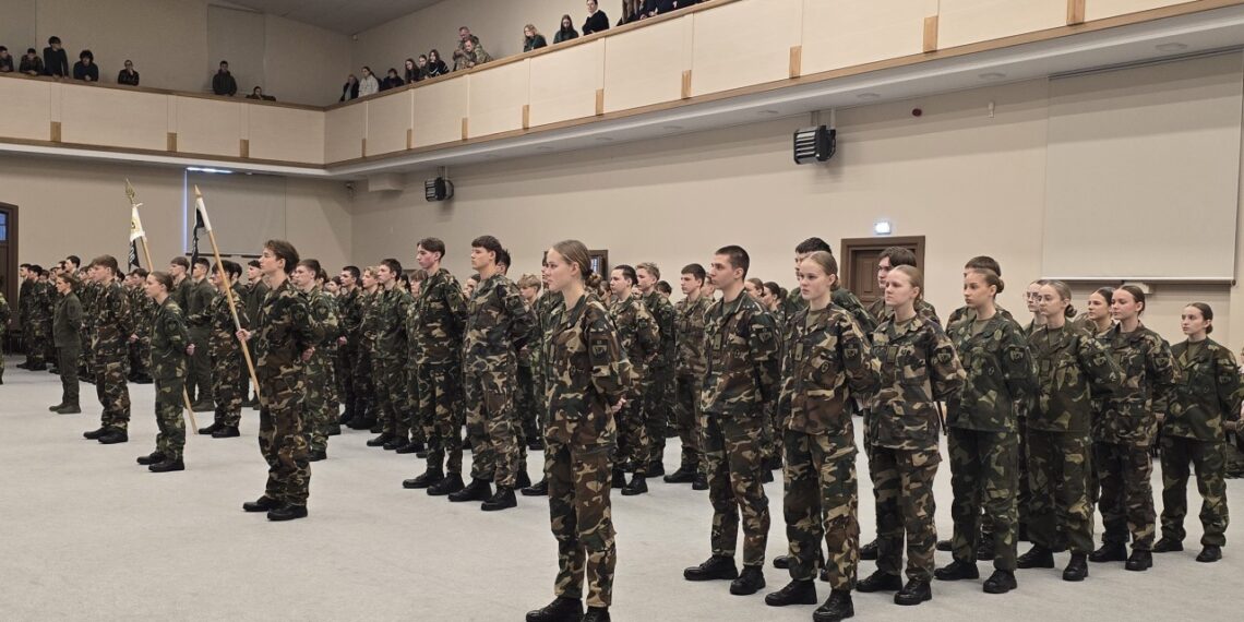 Rikiuotės būrys/Plungės raj.sav.nuotr.