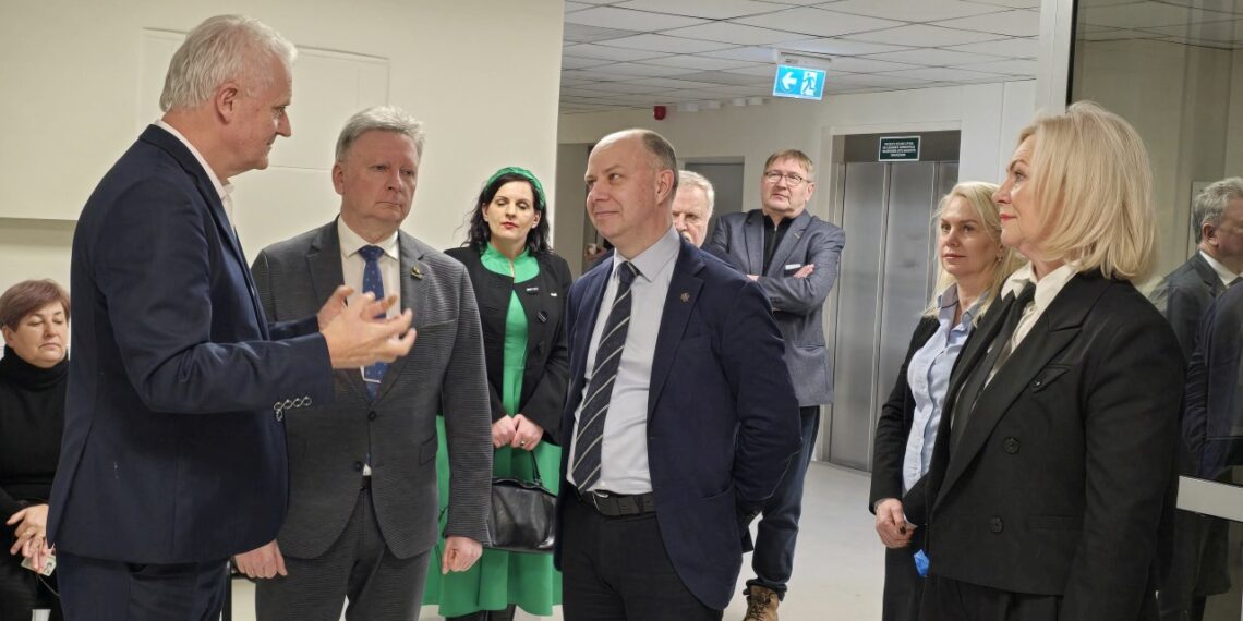 A. Veryga Plungės ligoninės  radiologijos skyriuje/Plungės raj.sav.nuotr.