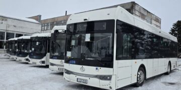 Į Plungę atkeliavo 6 elektriniai autobusai