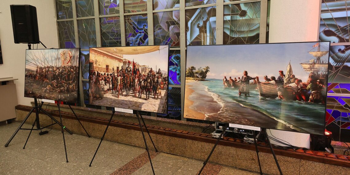 Ispanų dailininko Augusto Ferrer-Dalmau darbų paroda/V. Lebedžio nuotr.