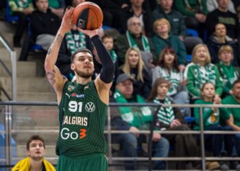 Lyderius patausojęs „Žalgiris“ nelengvai laimėjo Gargžduose