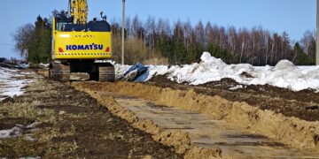 Pradėti įgyvendinti pėsčiųjų tako rekonstravimo darbai Šilalės rajono Laukuvos seniūnijoje