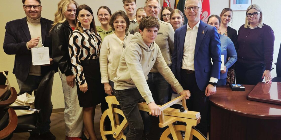 Krailsheimo (Vokietija) jaunimo grupė/Jurbarko raj.sav.nuotr.