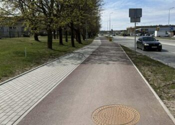 Gargždų mieste plėtojama dviračių ir pėsčiųjų infrastruktūra