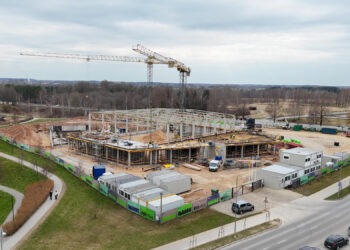 Mažeikiuose toliau kyla Sporto ir pramogų centras