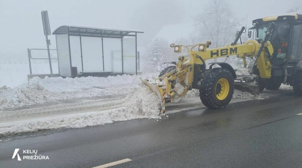 Kelių priežiūra žiemą/AB „Kelių priežiūra“ nuotr.