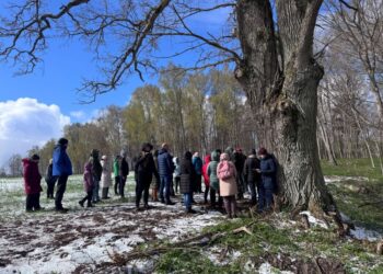 Mažeikių rajone organizuota ekskursija kuršių šventviečių takais