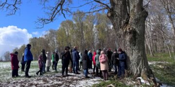 Ekskursija kuršių šventviečių takais/Mažeikų raj.sav.nuotr.