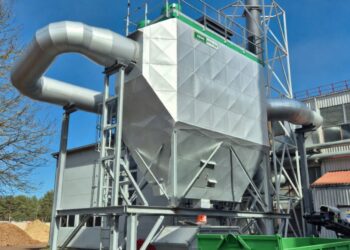 Palangos miesto katilinėje jau veikia naujas elektrostatinis filtras